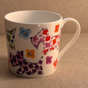Colorful Scottie Dogs Mug by Rose of England
